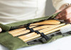 Bamboo Travel Cutlery Set | Fork Spoon Knife | Portable Outdoor Set | 24703