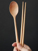 Wooden Spoon & Chopsticks Set | Natural Wood | 23.5cm | 24691