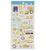 Foil Corner Bear Stickers | Bath Time | 50802