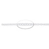 Sterling Silver 3.3mm Twist Patterned Round Cable Chain | Sold by Ft