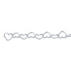 Sterling Silver 4.6mm Heart Link Chain | Sold By CM | Bulk Discount | 683692B