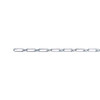 Sterling Silver Oval Beveled Long And Short Chain 1.2mm | Sold by CM | Bulk Discount | 614394B