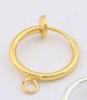 Invisible Spring Clip Earring | 13Mm Ear Cuff | Piercing-Free | Gold Finish | 10Pcs/Pk | 260518
