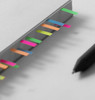 Kyowa Writable Index Tabs - Neon Bar | 4969757128794