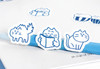 Note For X Matsugoda Die-Cut Masking Tape | Cat In A Bowl | 6937542002961