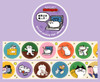 Note For X Matsugoda Die-Cut Masking Tape | Cat Fits Cat Sits | 6937542002985