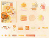 Watercolour Fantasy Series Washi & PET Stickers | Orange | 6978422076863