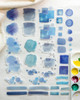 Watercolour Fantasy Series Washi & PET Stickers | Blue | 6978422076825