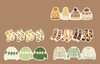 Overlapping Hours Stickers | Cosy Knits | 6979237090280