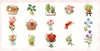 Fluffy Cooperative Series Decorative Sticker Set | Fluffy Garden | 6932299911689