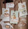 Scrapbooking Material Paper Tear Edge Series | Paper Patterned Shadows | 4 Different Materials | 40 Sheets | 6937046278923