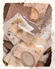 Scrapbooking Material Paper Tear Edge Series | Dye Rhyme Flow Light | 4 Different Materials | 40 Sheets | 6937046278947