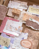 Scrapbooking Material Paper Tear Edge Series | Dye Rhyme Flow Light | 4 Different Materials | 40 Sheets | 6937046278947