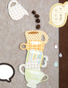 Kraft Paper Stickers | Cupcakes & Bread | 6978422076245