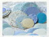 Paper Disc Series Textured Material Papers | Soft Blue Night Wind | 6937046272358