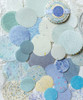 Paper Disc Series Textured Material Papers | Soft Blue Night Wind | 6937046272358
