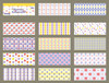 Dopamine Tachucardia Vellum Patterned Sticker Sheets Set | 6941252319912