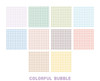 Patterned Notes | Colourful Bubble | 200 Sheets | 6974372346216