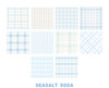 Patterned Notes | Sea Salt Soda | 200 Sheets | 6974372346131