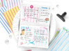 Paper Assortment | Journal Making | Scrapbooking | Collage| Memo Note Pad | 100 Sheets | Rainbow Glow | 6942138262193
