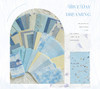 Textured Paper Assortment | Journal Making | Scrapbooking | Collage | 100 Sheets | Daydream Blue | 6937046266111