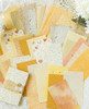 Textured Paper Assortment | Journal Making | Scrapbooking | Collage | 100 Sheets | Sunset Yellow | 6937046266104