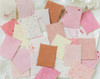Textured Paper Assortment | Journal Making | Scrapbooking | Collage | 100 Sheets | Cherry Flower Pink | 6937046266135