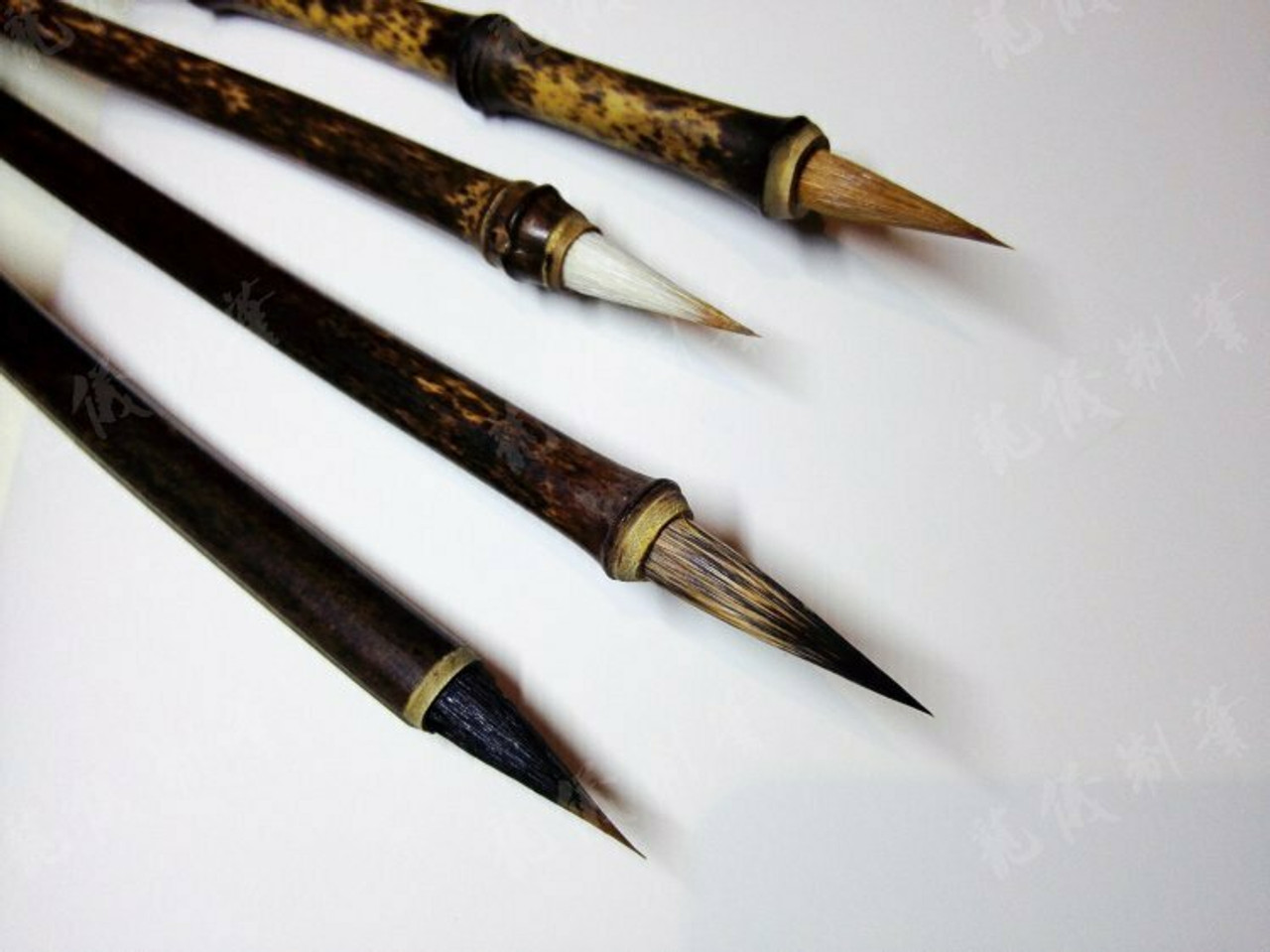 Burned Bamboo Brushes Various Hair Types 2 0cm Bristle Length