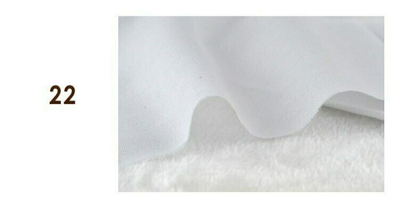 Fabric Linen-Cotton Blend | Bright White | KY22 - Yu Yo The