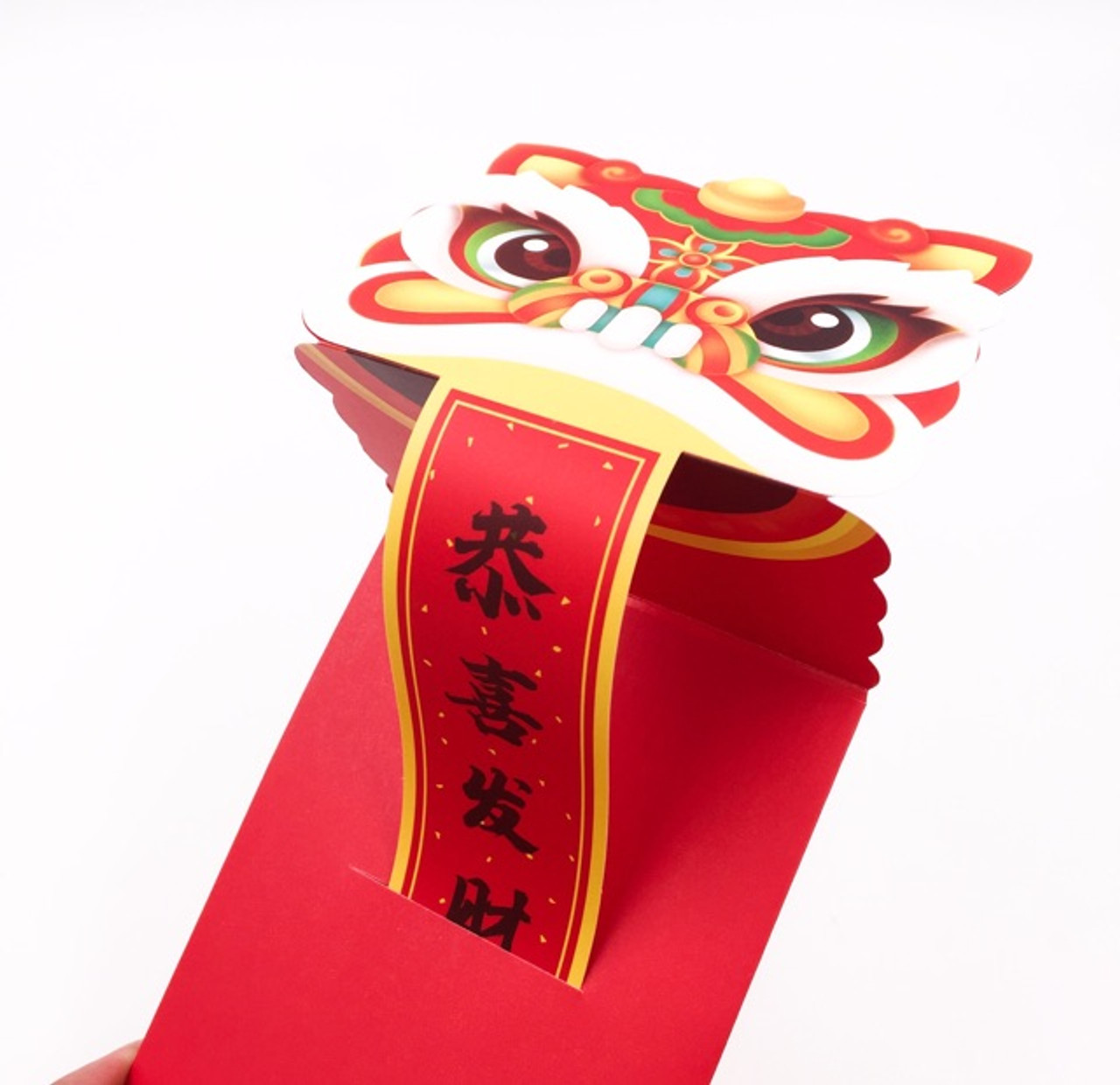 Dragon Hongbao Envelope, 4 Styles