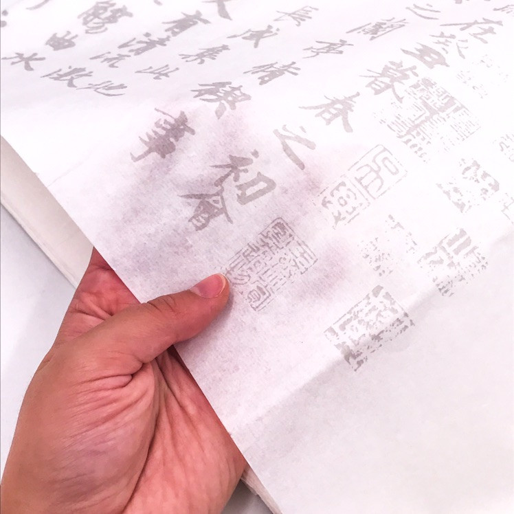 Chinese calligraphy practice sheet shaded half-cooked |180x35cm | 10 sheets|  style 1 | cpn05 - yu yo the artists' place inc.