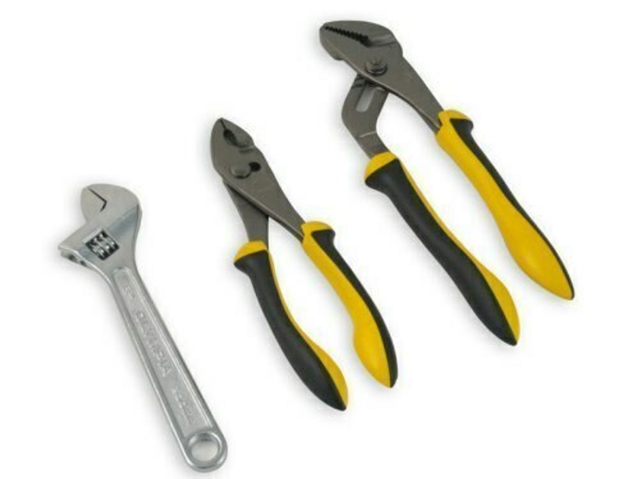 Pliers and shop wrench set