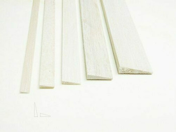 Balsa wood, Trailing edge, 5/16 x 1 1/4 x 48", Sold By Each | BSTE4806 Balsa wood, Trailing edge, 5/16 x 1 1/4 x 48", Sold By Each | BSTE4806
