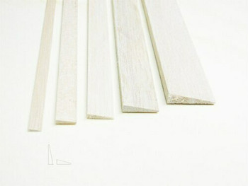 Balsa wood, Trailing edge, 1/4 x 1 x 36", Sold By Each | BWP3673 Balsa wood, Trailing edge, 1/4 x 1 x 36", Sold By Each | BWP3673
