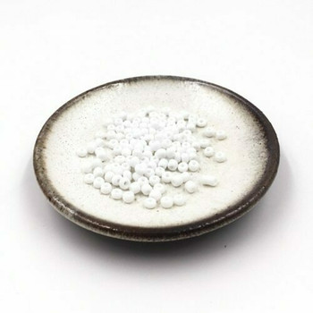 Seed Beads | Large 4mm | Opaque | White | Sold by 30g | GB247 Seed Beads | Large 4mm | Opaque | White | Sold by 30g | GB247