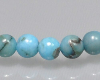 Round Blue Opal Beads 4mm | Sold By 1 Strand(7.5") | BS0053 Round Blue Opal Beads 4mm | Sold By 1 Strand(7.5") | BS0053