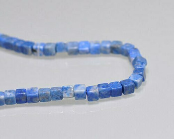 Cube Lapis Lazuli Beads 4mm | Sold by 1 Strand(7.5") | BS0080 Cube Lapis Lazuli Beads 4mm | Sold by 1 Strand(7.5") | BS0080