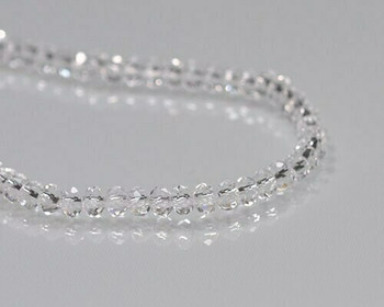 Briolette Clear Crystal Beads 3x 4.5mm | Sold by 1 Strand(9-10") | BS0135 Briolette Clear Crystal Beads 3x 4.5mm | Sold by 1 Strand(9-10") | BS0135