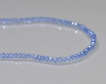 Briolette Aquamarine Crystal Beads 3x3.5mm | Sold by 1 Strand(16") | BS0130