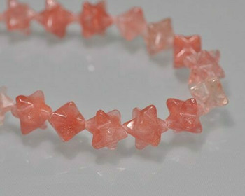 Merkaba Star Rose Quartz Carving Beads 8x8mm | Sold by 1 bead | BS0126 Merkaba Star Rose Quartz Carving Beads 8x8mm | Sold by 1 bead | BS0126