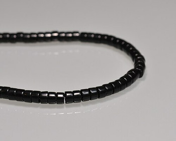 Drum Obsidian Beads 3.5x6mm | Sold by 1 Strand(9") | BS0098 Drum Obsidian Beads 3.5x6mm | Sold by 1 Strand(9") | BS0098