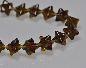 Merkaba Star Smoky Quartz Carving Beads 8x8mm | Sold by 1 bead | BS0123 Merkaba Star Smoky Quartz Carving Beads 8x8mm | Sold by 1 bead | BS0123