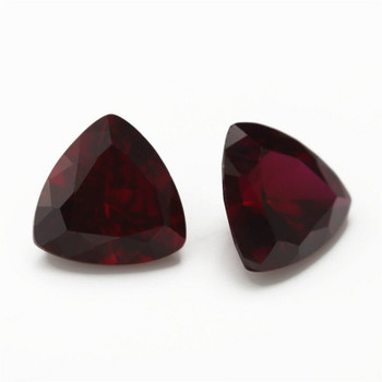 Lab-Created Ruby | Triangular Faceted | H1903G Lab-Created Ruby | Triangular Faceted | H1903G