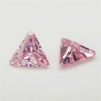 5A Pink CZ | Triangular Faceted | H1903H 5A Pink CZ | Triangular Faceted | H1903H