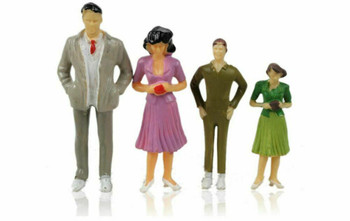 Scale Model Figures set of 10| 1:100 (18mm) | Painted | Sold by 10Pc/Set | AM0058