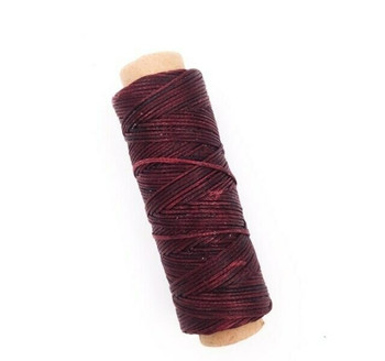 1.5mm Waxed Nylon Cord | Blood Red | Sold By 50m Spool | NCBR15