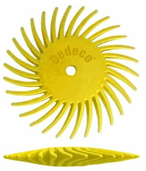 Sunburst 7/8'' Knife-Edge | Yellow 80 Grit  | Sold by Each | BRS-640.30