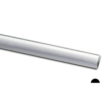 925 Sterling silver Half-Round Wire, 8Ga(3.263mm) | Sold by cm | 100408 |Bulk Prc Avlb