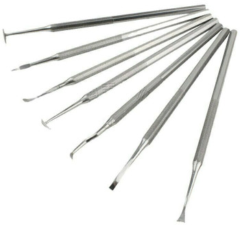 Stainless Steel Clay and Wax Carving Tool Set of 7 | BO.022 Stainless Steel Clay and Wax Carving Tool Set of 7 | BO.022