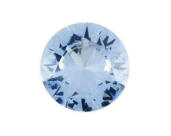 Simulated Round 4mm Aquamarine Faceted Stone, Sold By Each | 88122